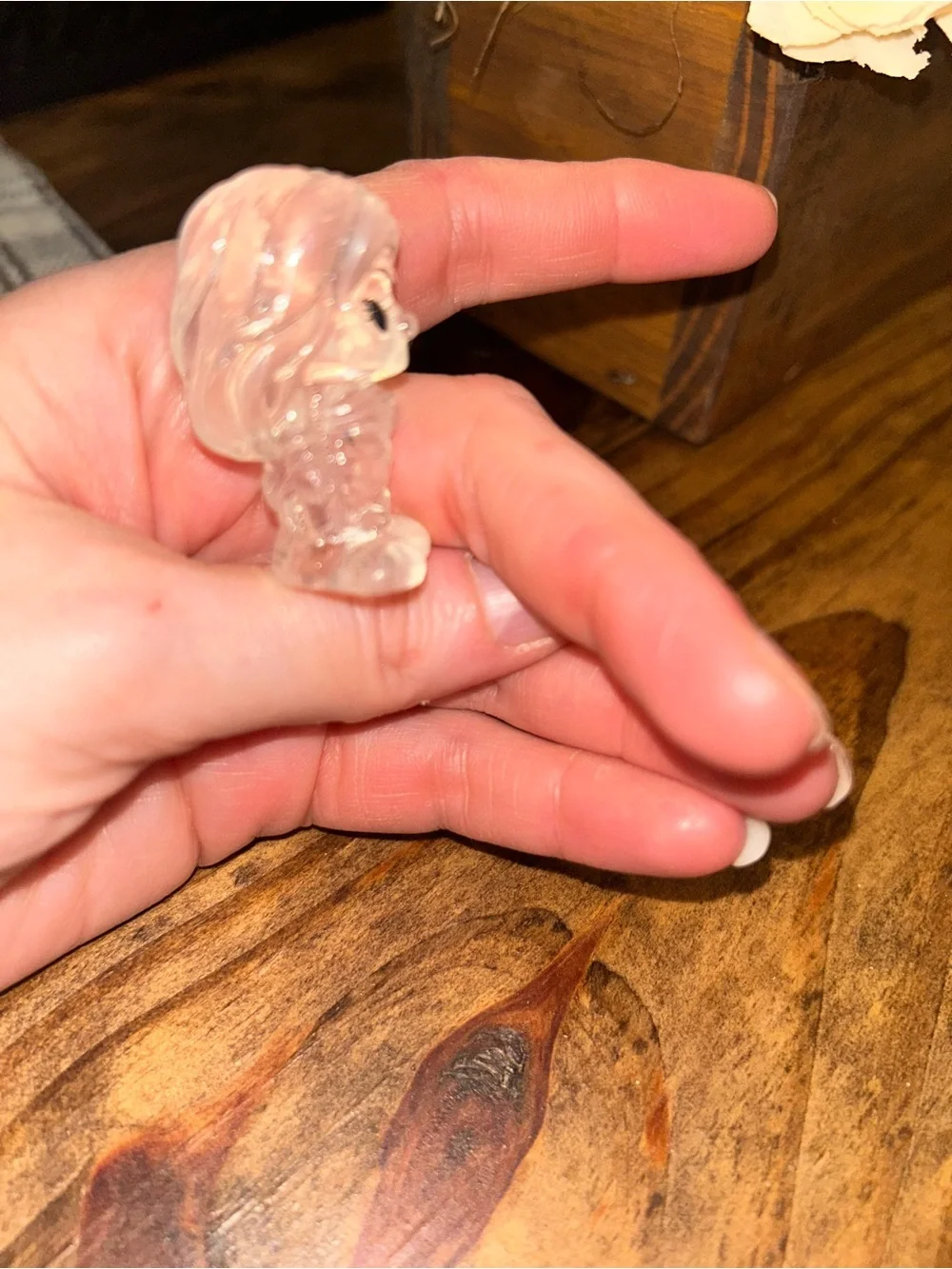 Clear translucent rare wonder woman Ooshie
